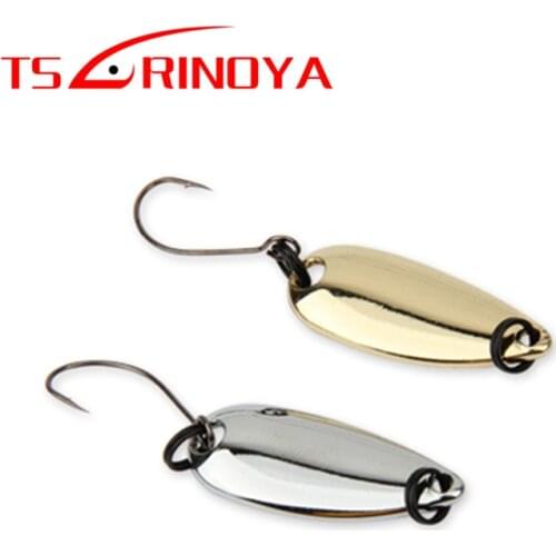 TSURINOYA 4Pcs 43mm 1.6g Lure Metal Bait Spoon Fishing Lures Pesca Peche Feeder Carp Fishing Isca Artificial Bait Fishing Hook