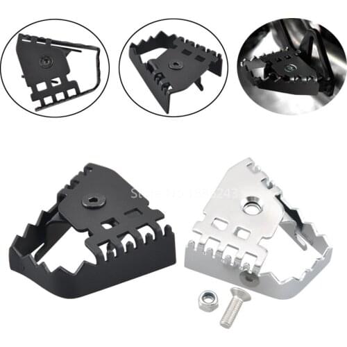 Black/Silver Motorcycle Brake Lever Pedal Extension Fits For BMW R1200GS R1150GS F800/700