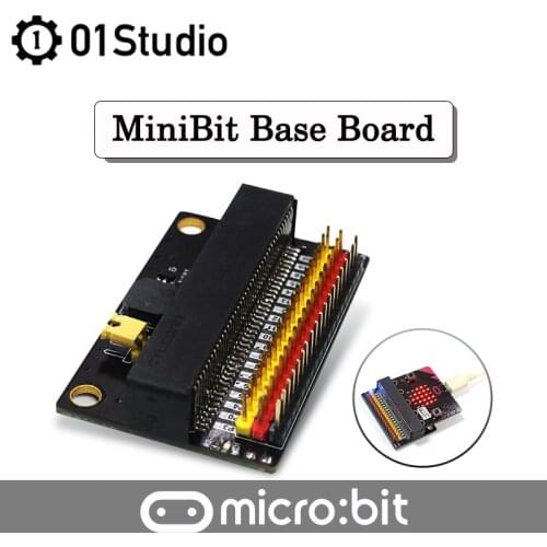 01Studio MiniBit Base Board MicroBit Micro:bit Expanding Board Programming with Blocks