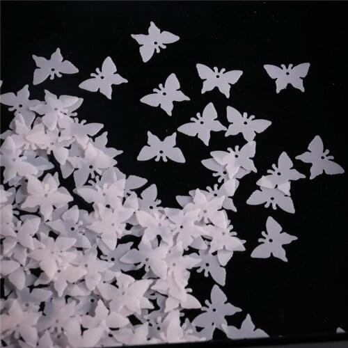 10g 12x17mm Matte Butterfly Sequins For Crafts Diy Handmand French Embroidery Clothes Sewing Accessories Decoration Paillettes