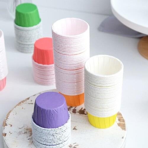 100Pcs Cupcake Paper Cake Muffin Cups Cake box Cupcake Liner Kitchen Baking Accessories Cake Mold Small Muffin Boxes