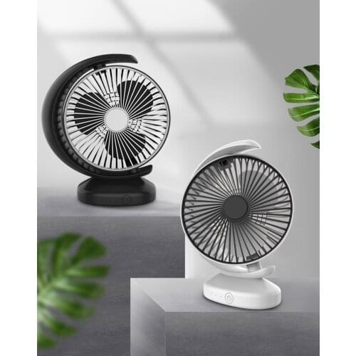 2021 Mini Portable Fan Usb Rechargeable Fan Mini Desk Third Wind Led Light Fan Air Cooler Rechargeable Air Cooler Cooling Fans