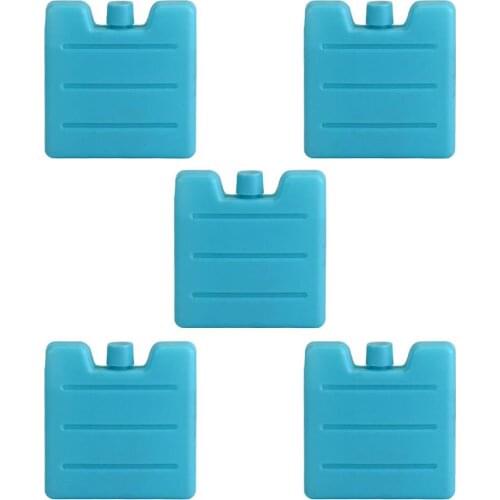 5PCS 70ml Outdoor Freezer Block Box Reusable Travel Picnic Ice Brick Cooler Bag Food Fresh-Keeping Refrigerant Ice Box