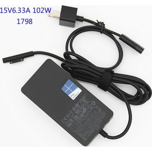 Microsoft Surface Book 2 1798 102W Enhanced Unique Display Power Adapter Pro Fast Charging 15V6.33A Tablet Laptop Charger Line