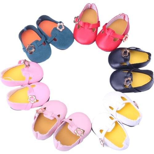 Doll accessories colorful leather shoes fit 18" American Doll, Children best Birthday Gift