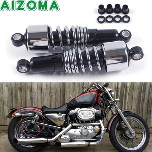 Cafe Racer 267mm Air Shock Absorber Rear Suspension Shocks 10.5'' For Harley Sportster XL1200 XL883 Touring FLH/FLT Dyna 1991-16
