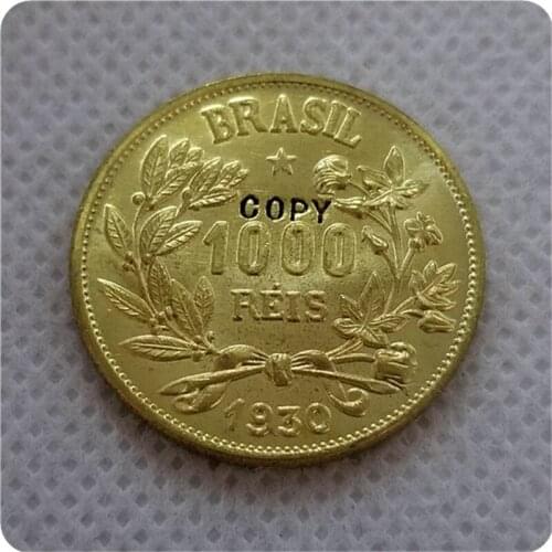 1930 Brazil 1000 Reis COPY COIN FREE SHIPPING