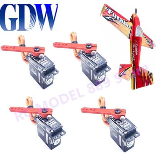 GDW DS298MG 9kg/0.085sec Micro High Torque Robot Servo 30E Fixed-Wing Drone High Performance Fast Digital Servo For RC Airplanes