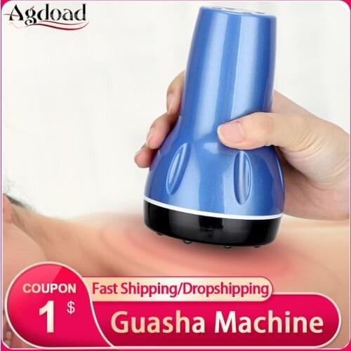 Electric Scraping Instrument Negative Pressure Guasha Anti Cellulite Massager for Physiotherapy Suction Vacuum Cupping Machine