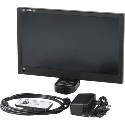 HD 30MP 1080P USB Electronic Digital Microscope C Mount Video Camera 11.6" LCD Tablet Display Professional Industrial Monitor