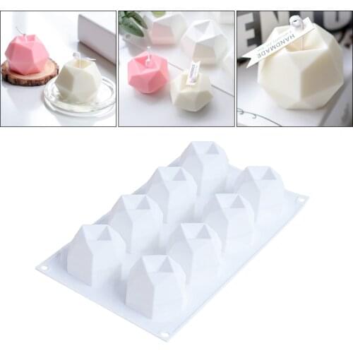 Candle Mold Durable Resin Casting Mould Homemade Soap DIY Epoxy Crafts Molds
