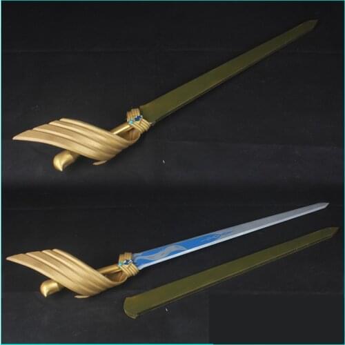 Hot Game Genshin Impact Jean Gunnhildr Sword PVC Weapon Halloween Carnival Cosplay Party Props Accessories Christmas Gift
