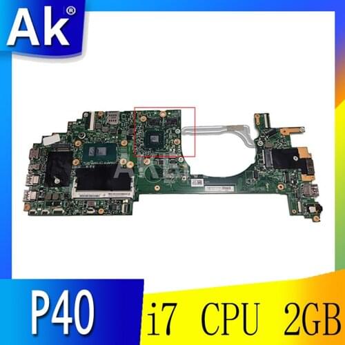 MB 14283-3 14283-2 14283-1 Mainboard For Lenovo Thinkpad P40 Yoga 460 Laptop Motherboard With i7 CPU 2GB GPU 100% Tested