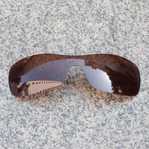 Wholesales E.O.S Polarized Enhanced Replacement Lenses for Oakley Antix Sunglasses - Earth Brown Polarized