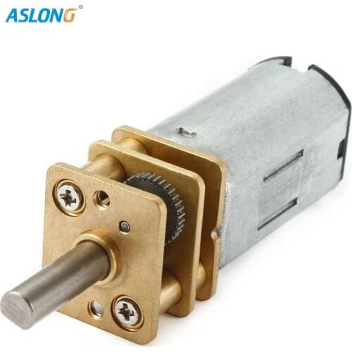 Diy Micro Metal Gearbox Reducer Electric Geared Motor Fingerprint Lock Loadspeed 26/4000Rpm N30 12Mm Actuator Motor 6V 12V