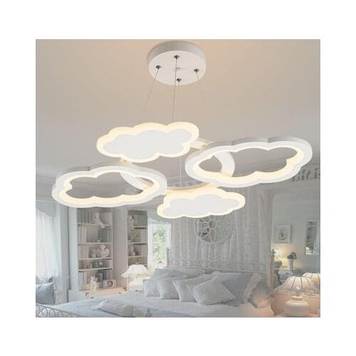 Nordic modern minimalist cloud chandelier nursery childrens room lights cartoon creativity LED cloud Chandelier free shipping