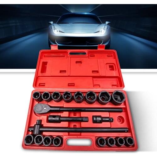 Impact Deep Socket Set 3/4" 19mm 21mm-46mm Metric CAR Mechanic Repair tool 19mm-50mm Ratchet Breaker Bar