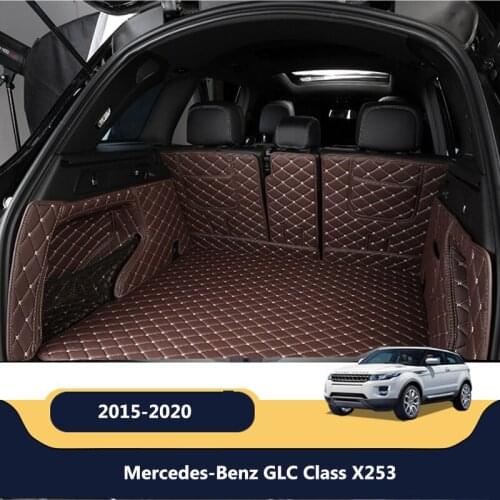 For Mercedes-Benz GLC Class X253 2015 16 2017 2018 2019 2020 High Grade Full Rear Trunk Cargo Mat Tray Liner Protector Pad