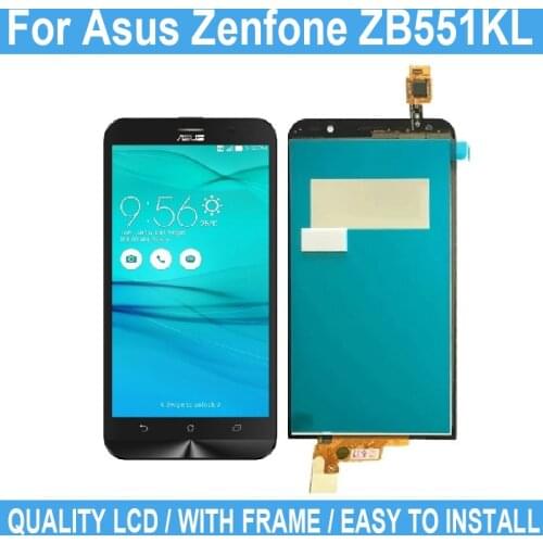 5.5" For Asus Zenfone Go ZB551KL LCD Display Touch Screen With Frame For ZB551KL Digitizer Screen Assembly Replacement Parts