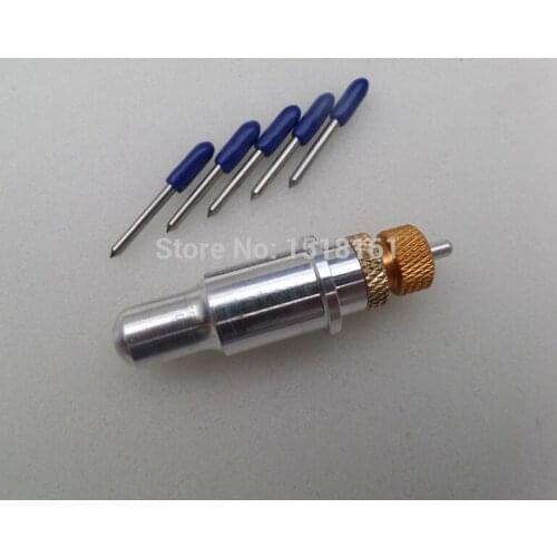 1pc Liyu 14mm Blade Holder +5pcs 60 Degree Roland GCC Cutter Plotter Cutting Blades