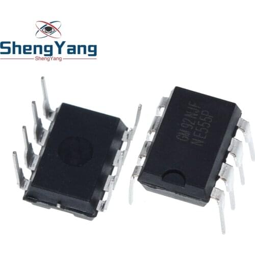 10pcs/lot New NE555 NE555P NE555N PRECISION TIMERS IC DIP-8