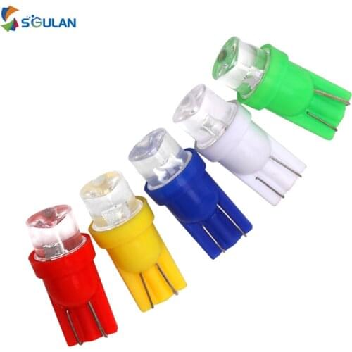 10X T10 W5W 194 LED For Car Bulb License Plate Interior Door Light Trunk Lamp 3000K AmberFilament Auto Diode 12V 6000K White Red