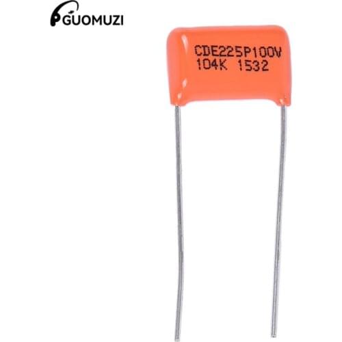 2020 Orange Drop Guitar Bass Tone Capacitors 0.022UF 100V For Electric Guitar Bass Cap Guitar Capacitors Bass Capacitors