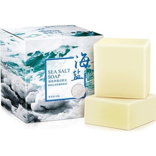 100g Anti-mite Soap Rich In Sea Salt Quickly Remove Mites Repair Nourish Skin Personal Care Product