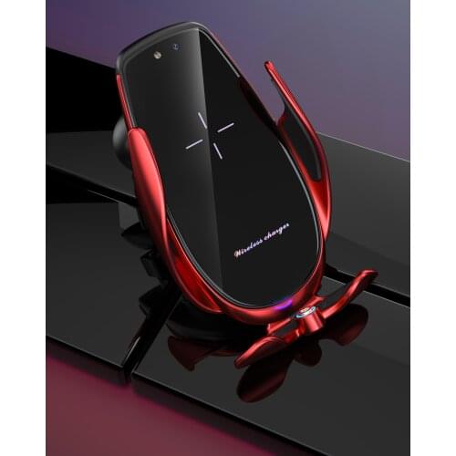 Magic Clip V3S Car Phone Holder Wireless Charger Magnetizing Stents Auto Induction Opening and Closing Navigation Support