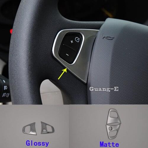 Car Detector Sticker Styling Cover Steering Wheel Interior Kit Trim Lamp Frame Parts Hoods 2pcs For Fiat Talento 2019 2020 2021