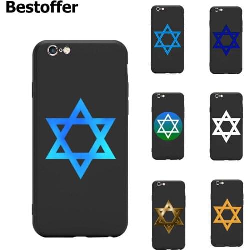 TPU Phone Cases Cover of Star of David Jewish Star Symbol Theme For iPhone 6 7 8 S XR X Plus 11 Pro Max Samsung Huawei Xiaomi