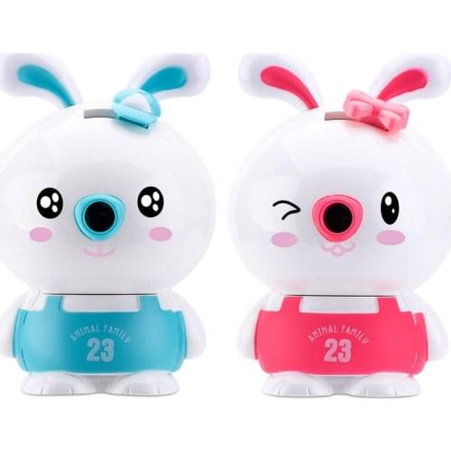 Deli 0676 pencil sharpener material ABS Cute Cartoon Animals Manual Tool School Crank Pen Kids Stationary Office Hand Supplies