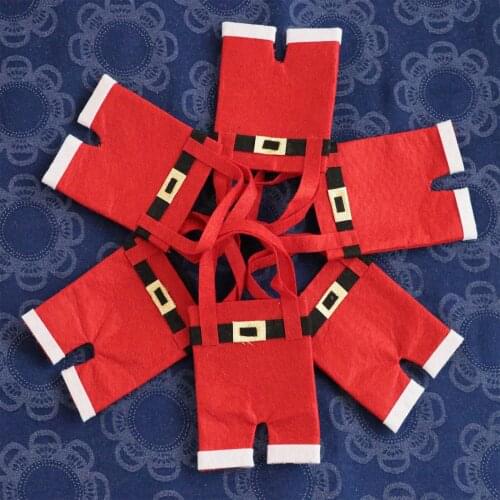 Handmade Santa Claus Felt Pants Christmas Ornament new year giftnew year 2021 socksxmaschristmas giftChristmas