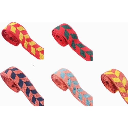 Cotton Webbing Ribbon Polyester Canvas Strap Jacquard Ribbon Dog Collar Webbing DIY Handbag Handles Belt Backpack Purse Strap