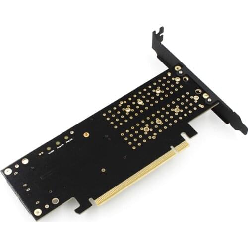 JEYI SK16-PRO m.2 Adapter x16 PCI-E3 Full Speed Sheet Thermal Conductivity Silicon Wafer Fan Cooling for NVME NGFF M.2 2280 SSD