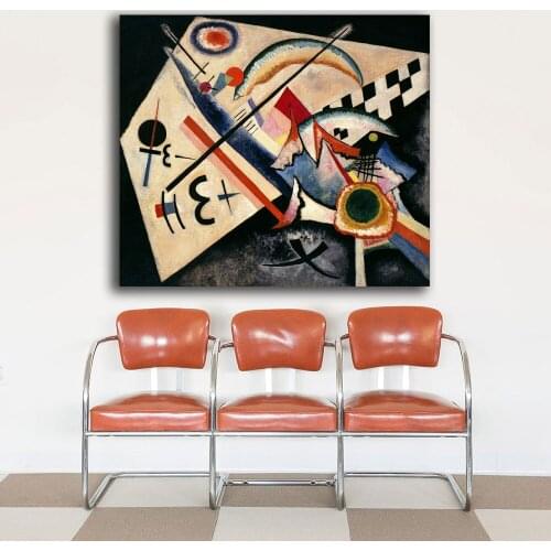 Large Size White Cross by Kandinsky Oil Painting Wall Art Paintings Picture Paiting Canvas Print Home Decor Print Painting