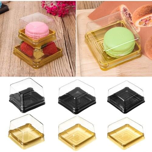 China Mid-Autumn Festival Cupcake Packaging Christmas DIY Mooncake Container Candy Box Packing Box Square Moon Cake