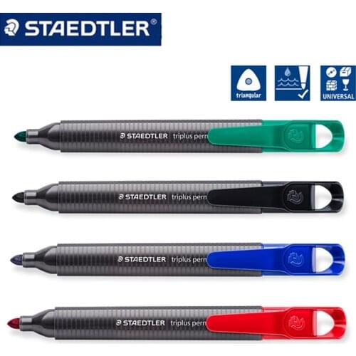 4pcs/lot STAEDTLER 3552 oil Marker pen poster pen not fade oil marking pen for stationery office working writing