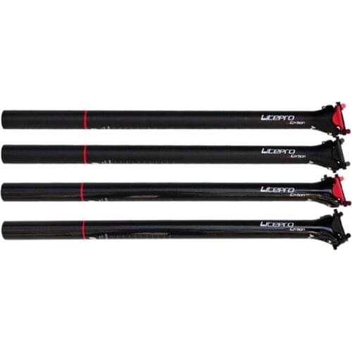 LITEPRO carbon fiber seatpost folding bike 33.9*580MM seat tube 412 folding bike 33.9 seat tube A65
