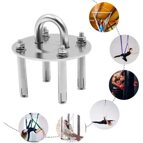 Hammock Hanging Kit Heavy Duty Mounting Ceiling Hook Stainless Steel Aerial Yoga Swing Hooker for Bedroom Porch