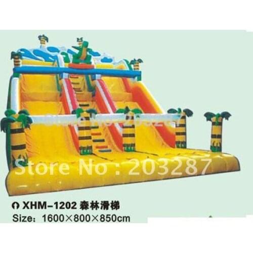 CE certified* Inflatable slide* Inflatable castale* Inflatable bounce-forest slide -thick PVC* old-resistant, Heat-resistant