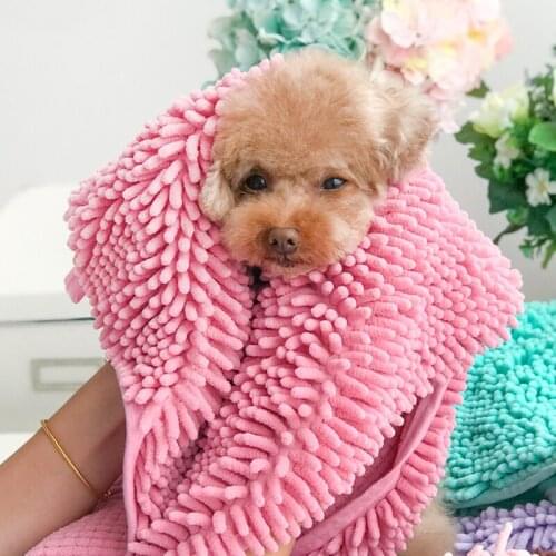 Super Absorbent Pet Towels Soft Drying Bath Pets Towel Dog Cat Puppy Health Care Hygiene Bathrobes Cleaning Supplies Products