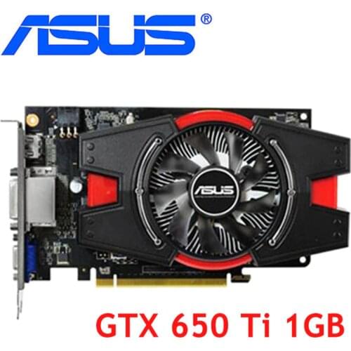 ASUS Graphics Card GTX 650 Ti 1GB 128Bit GDDR5 Video Cards for nVIDIA Geforce GTX 650Ti Used VGA Cards Stronger than GTX 750 650