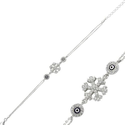 Tevuli 925 Sterling Silver The Genres Change Snowflake lady bracelet