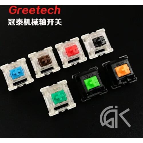 10pcs/pack Original Greetech SMD RGB Switches Mechanical Keyboard Switch Red Blue Black Brown Green Switch Free Shipping