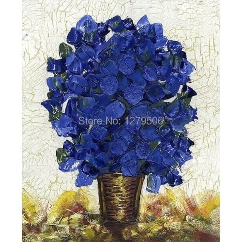 100% handpainted Beautiful Flower Modern Abstract Oil Paintings On Canvas Wall Art Pictures Home Decoration