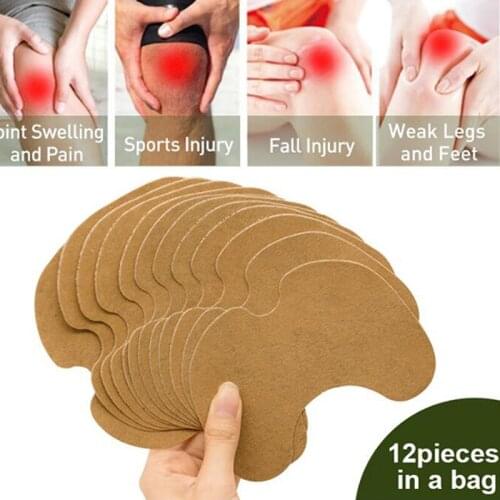 12Pcs Pain Relief Patch Shoulder Knee Neck Back Arthritis Joint Chinese Herbal Medical Plaster Hot