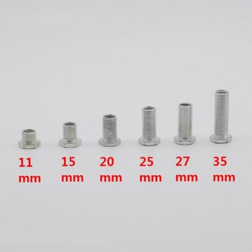 15PCS M10 tooth tube, Standard M10 Screws and Nuts Commonly used DIY Tool Accessories