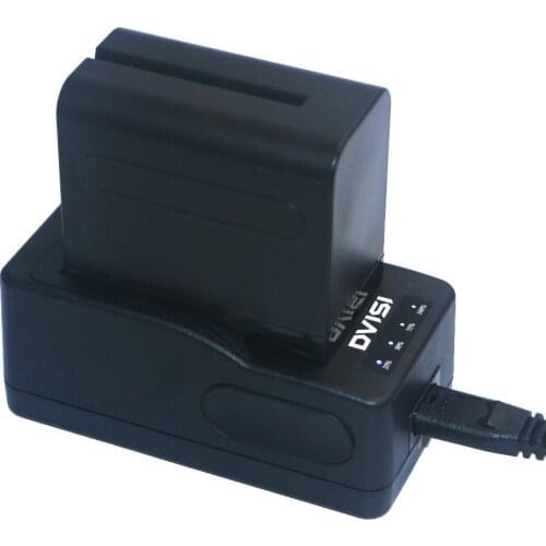 DVISI 7.2V 7200mAh NP-F970 NP-F960 Camera Battery with Fast Charger for Sony HVR-HD1000 V1J CCD-TRV26E DCR-TR8000 PLM-A55