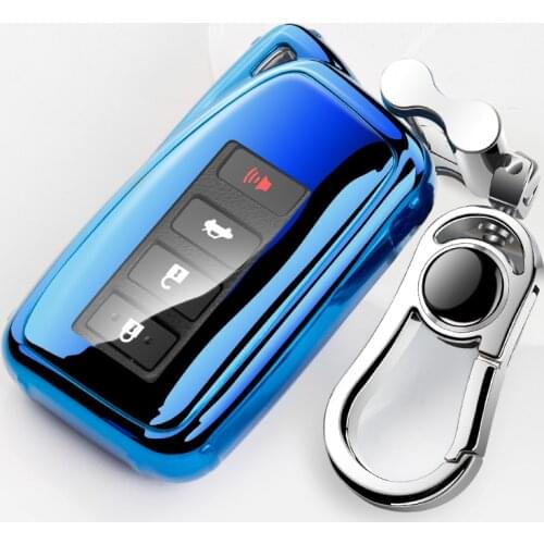 TPU Car Remote Key Full Cover Case Keychain For Lexus NX GS RX IS RC ES LX 200 250 300 LS450H 300H Key Protect Shell Accessories